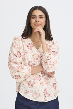 FransaFransa FRKALIA Blouse 1TopsORCHID FLOW - Blue Water Clothing