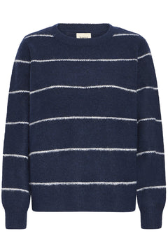 FransaFransa FRKendra Pullover 2TopsNight Skye - Blue Water Clothing
