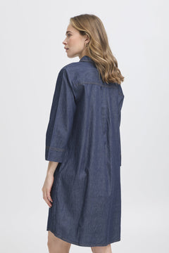 FransaFransa FRLarissa Dress 1 Raw BlueClothingRaw Blue - Blue Water Clothing