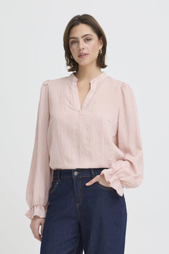 FransaFransa FRVALMA Blouse 1TopsRose Smoke - Blue Water Clothing