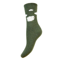 Gemjar SocksGemjar Wool Blend Fluffy Sheep Cloud SocksAccessories - Blue Water Clothing