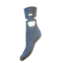 Gemjar SocksGemjar Wool Blend Fluffy Sheep Cloud SocksAccessories - Blue Water Clothing
