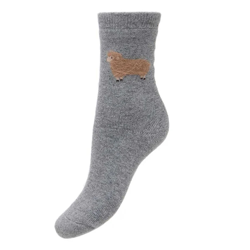 Gemjar SocksGemjar Wool Blend Fluffy Sheep SocksAccessories - Blue Water Clothing