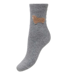 Gemjar SocksGemjar Wool Blend Fluffy Sheep SocksAccessories - Blue Water Clothing