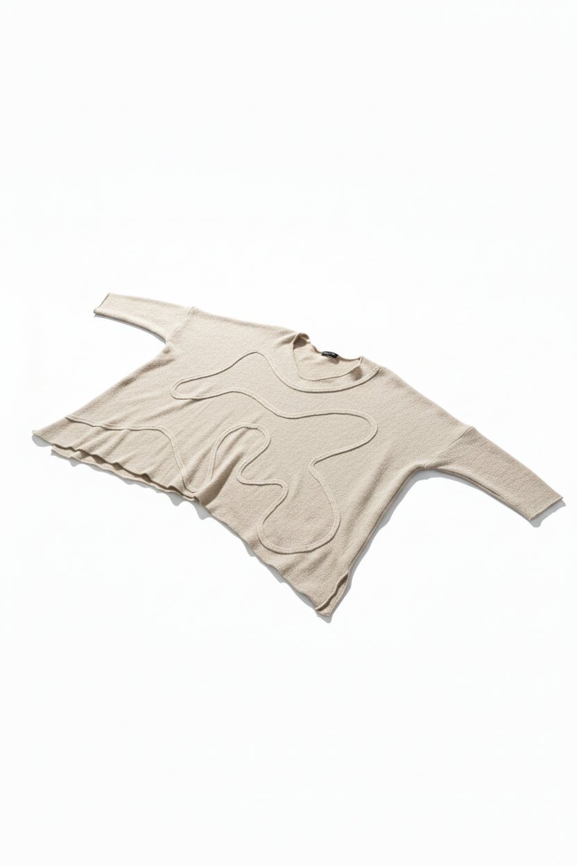 GrizasGrizas 65187 - BLO Linen KnitTopsBeige - Blue Water Clothing