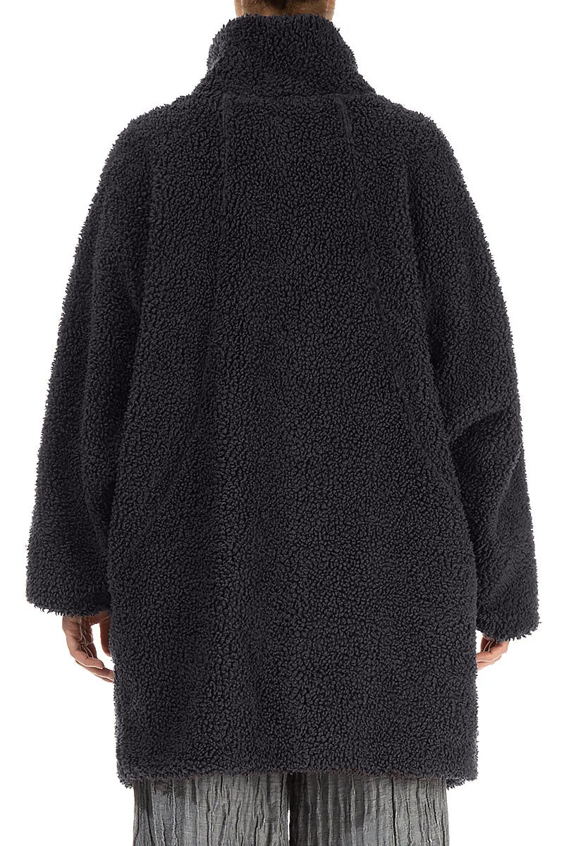 GrizasGrizas 71357 Teddy Coat Dark greyCoats & JacketsDark Grey - Blue Water Clothing