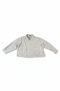 GrizasGrizas 71385 - S28 Silk JacketCoats & JacketsBeige Check - Blue Water Clothing