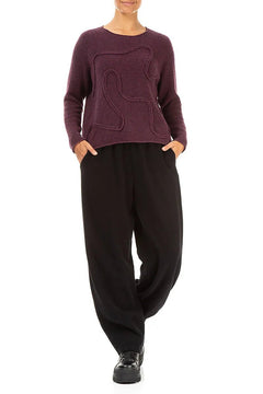 GrizasGrizas Wavy Seam Wool SweaterTopsGreen - Blue Water Clothing