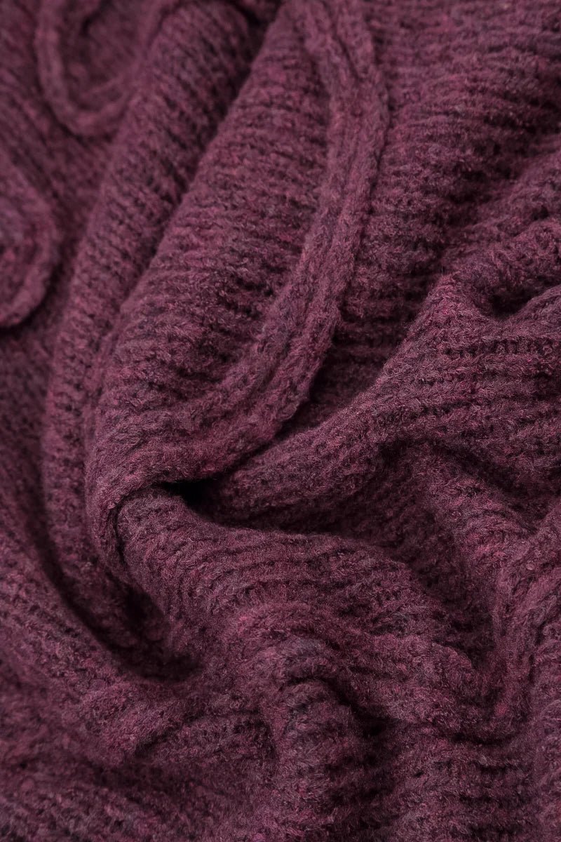 GrizasGrizas Wavy Seam Wool SweaterTopsGreen - Blue Water Clothing