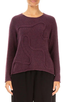 GrizasGrizas Wavy Seam Wool SweaterTopsGreen - Blue Water Clothing