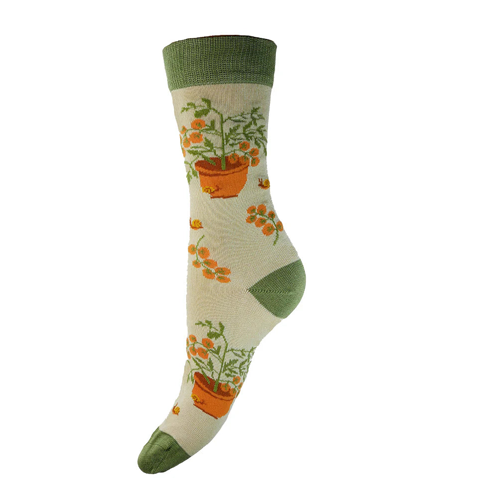 Gemjar Tomato Plants Bamboo Socks