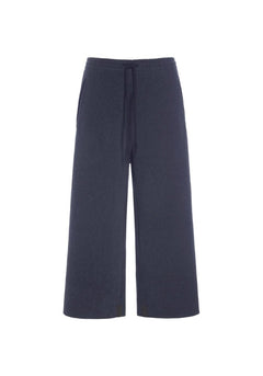 Henriette SteffensenHenriette Steffensen Flare Trousers 3/4 LengthBottomsEvening Blue - Blue Water Clothing