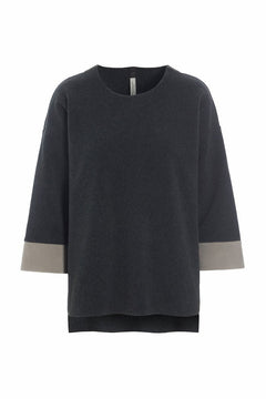 Henriette SteffensenHenriette Steffensen Fleece 2 Coloured BlouseTopsSB/Elephant - Blue Water Clothing