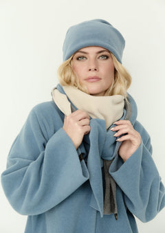 Henriette SteffensenHenriette Steffensen Fleece Beanie Hat 4128AccessoriesDusty Blue - Blue Water Clothing
