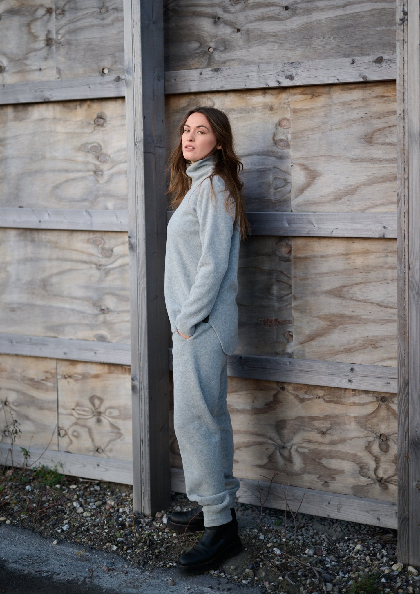 Henriette SteffensenHenriette Steffensen Fleece Blouse GreyTopsLight grey - Blue Water Clothing