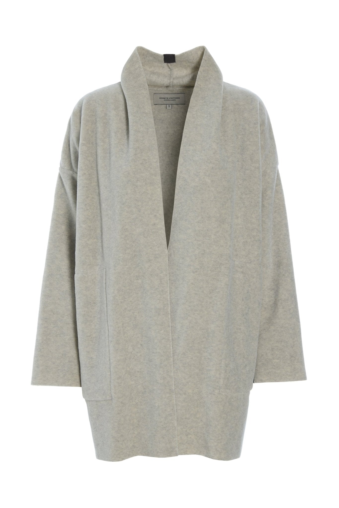 Henriette SteffensenHenriette Steffensen Fleece Cardigan 7173ClothingSand - Blue Water Clothing