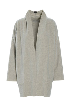 Henriette SteffensenHenriette Steffensen Fleece Cardigan 7173ClothingSand - Blue Water Clothing
