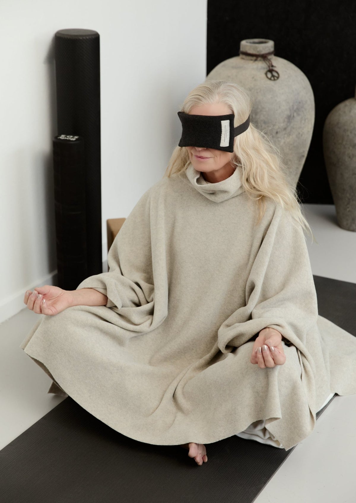 Henriette SteffensenHenriette Steffensen Fleece Eye MaskEye Mask - Blue Water Clothing