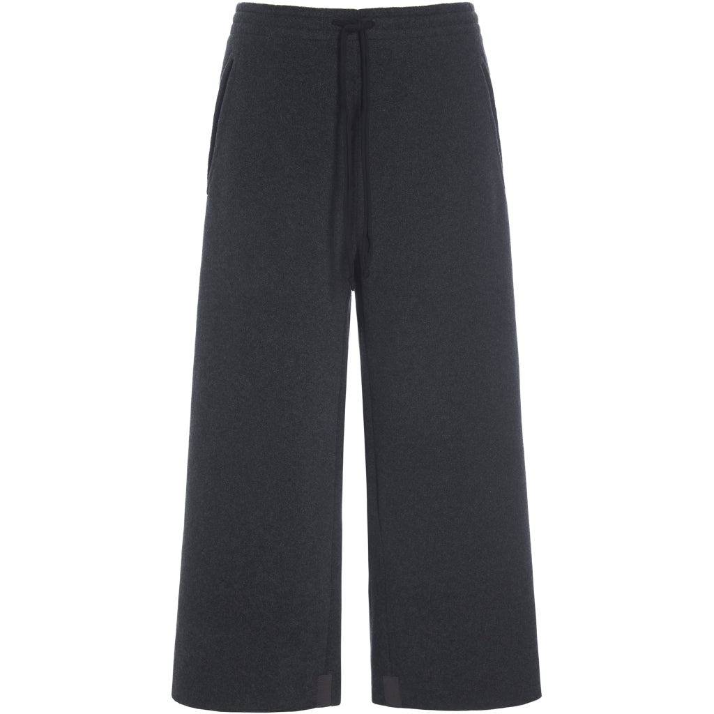 Henriette SteffensenHenriette Steffensen Fleece Flare Trouser 3/4 LengthBottomsSoft Black - Blue Water Clothing