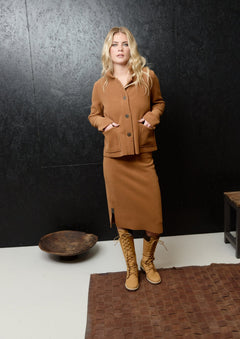 Henriette SteffensenHenriette Steffensen Fleece Jacket KitCoats & JacketsRust - Blue Water Clothing