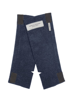 Henriette SteffensenHenriette Steffensen Fleece Wrist WarmersAccessoriesEvening Blue - Blue Water Clothing