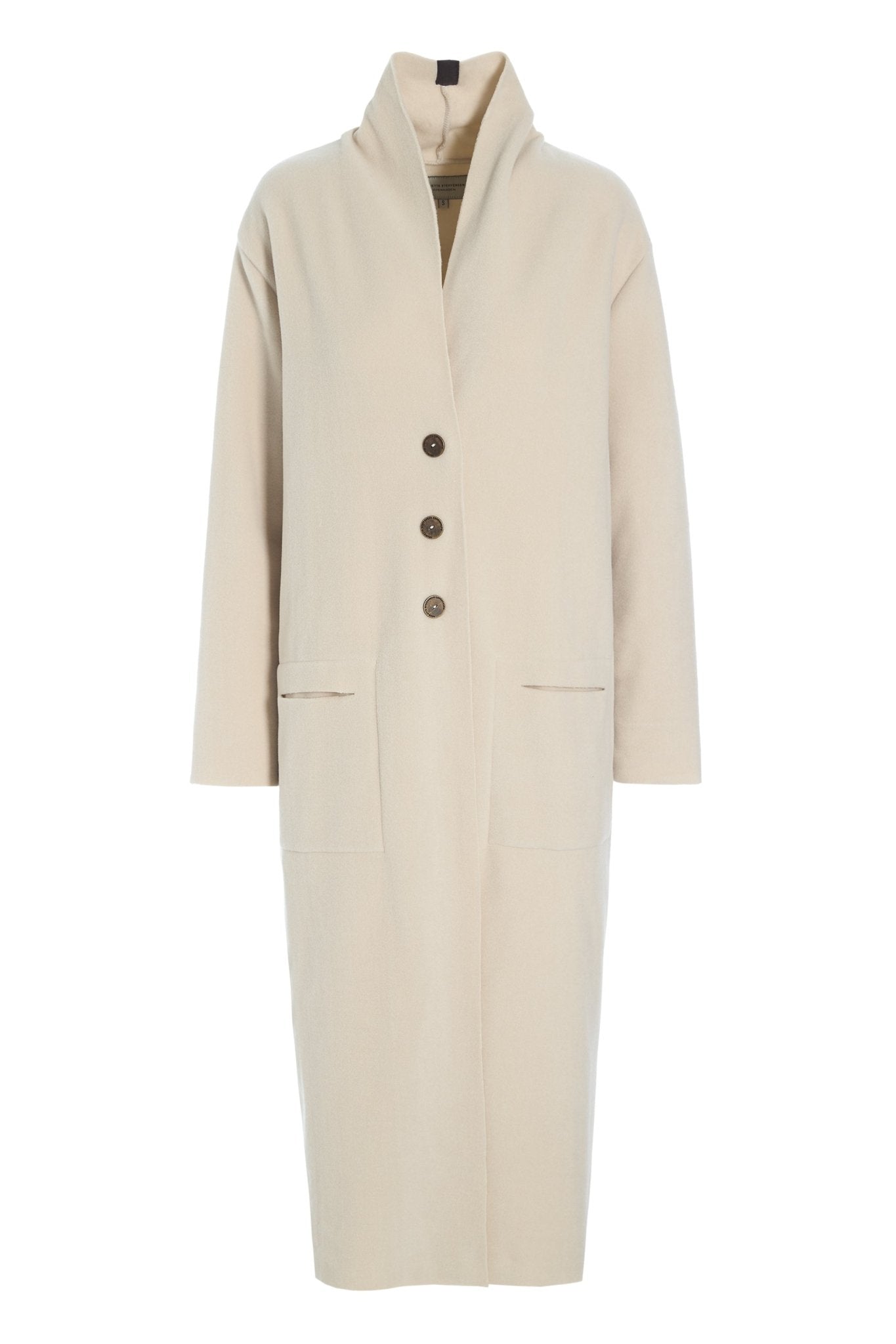 Henriette SteffensenHenriette Steffensen Long Fleece CardiganTopsChocolate - Blue Water Clothing