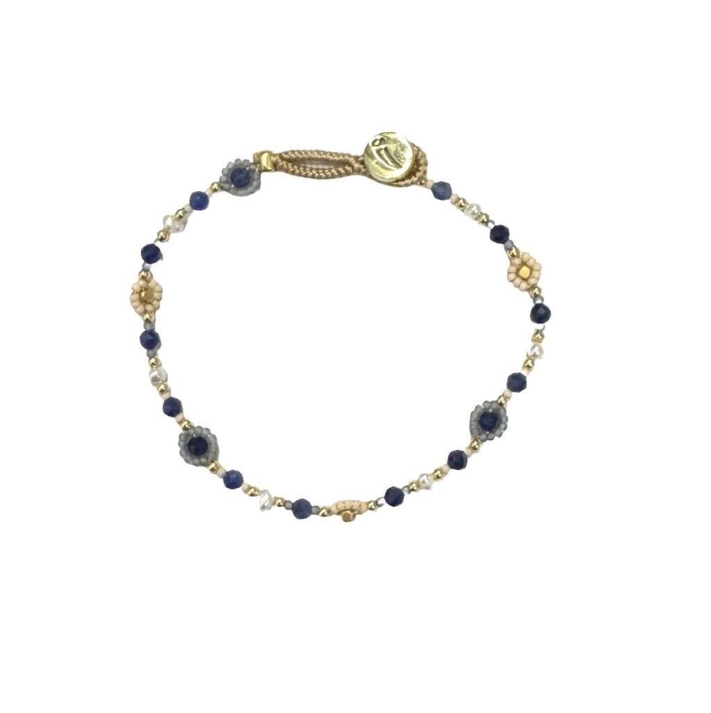IBU JewelsIBU Jewels Lulu FlowerAccessoriesGrey - Blue Water Clothing