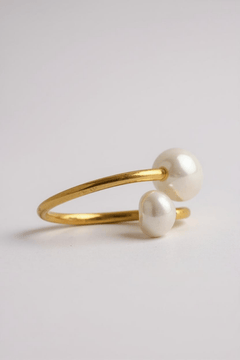 IBU JewelsIBU Jewels Ring Double PearlClothingPearl - Blue Water Clothing