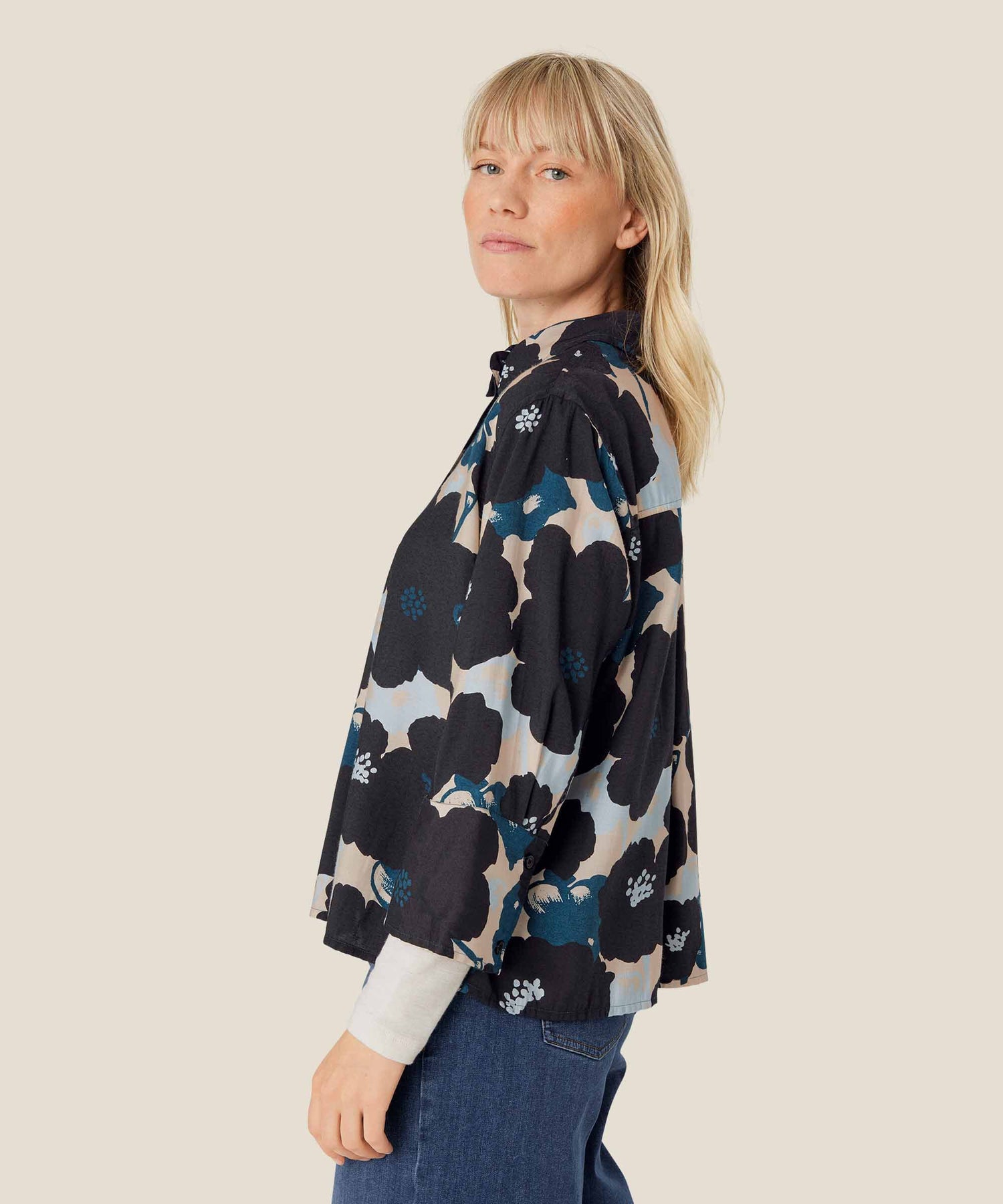 Ilonka Flower Print Shirt