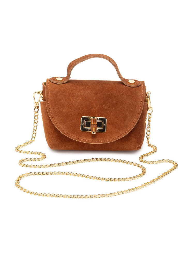 Elie Beaumont Mini Bamboo Bag Suede