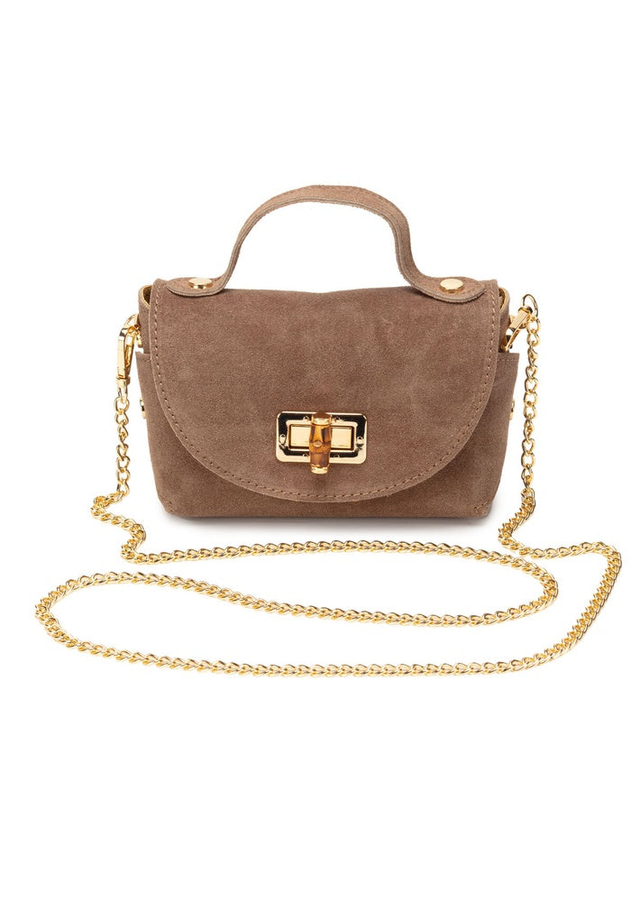 Elie Beaumont Mini Bamboo Bag Suede