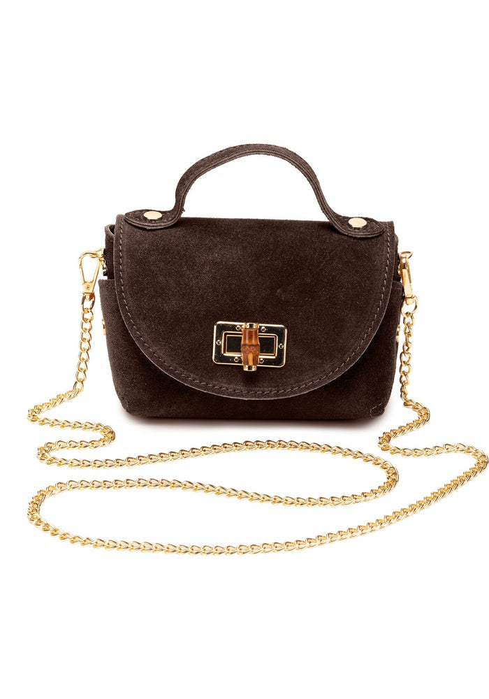 Elie Beaumont Mini Bamboo Bag Suede