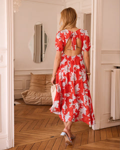 In April 1986In April 1986 Aster Dress RedDressesRed - Blue Water Clothing