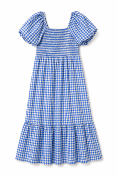 In April 1986In April 1986 Bellune Gingham DressDressesBlue - Blue Water Clothing