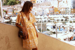 In April 1986In April 1986 Lumen DressDressesYELLOW - Blue Water Clothing