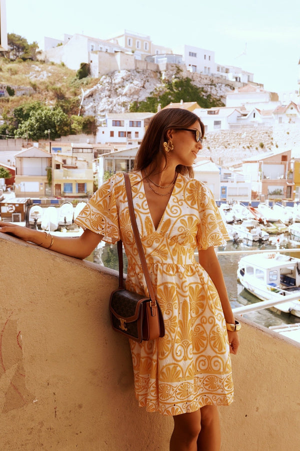 In April 1986In April 1986 Lumen DressDressesYELLOW - Blue Water Clothing