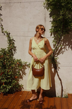 In April 1986In April 1986 Tosca Gingham DressDressesYELLOW - Blue Water Clothing