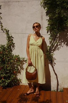 In April 1986In April 1986 Tosca Gingham DressDressesYELLOW - Blue Water Clothing