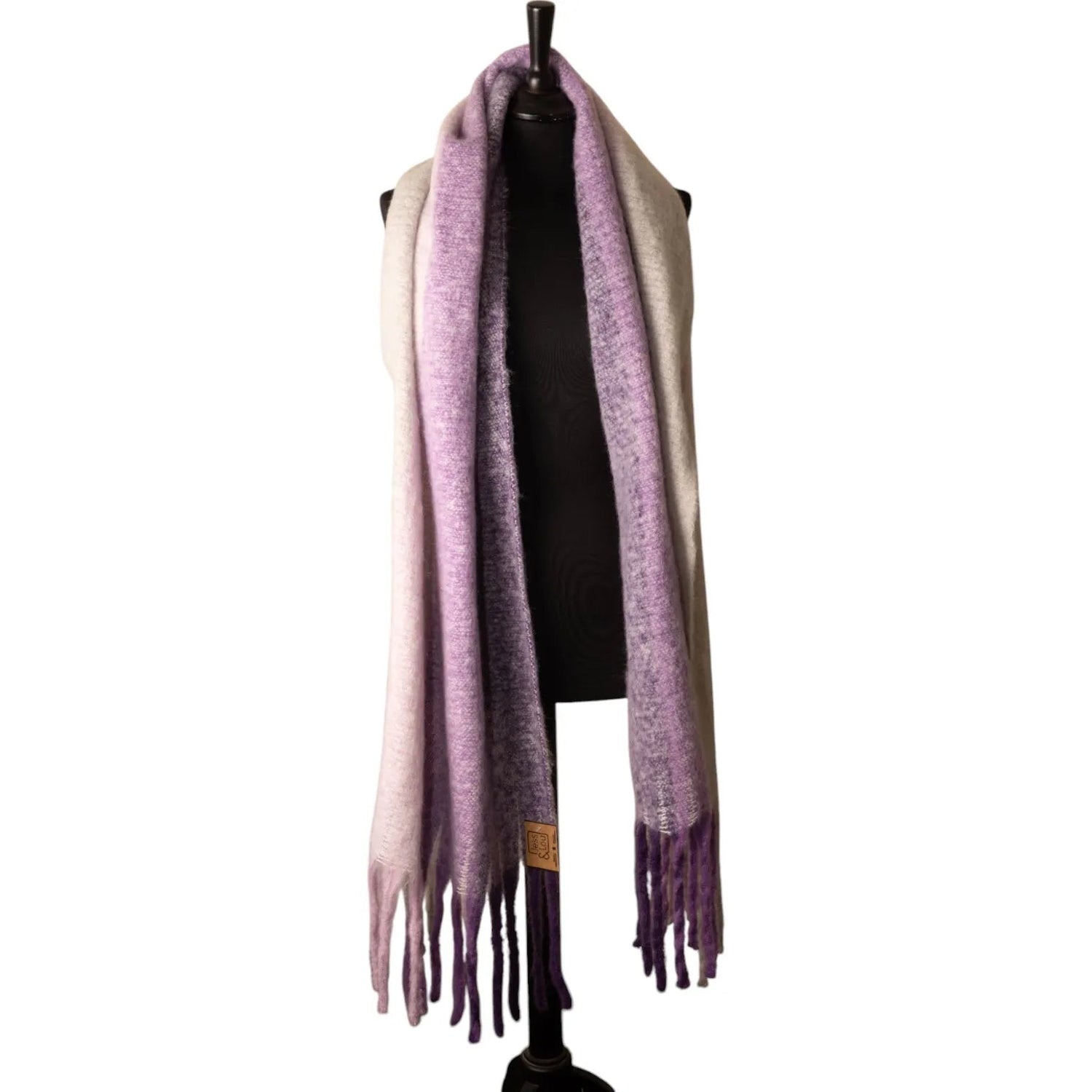Jess & LouJess & Lou Chunky Winter Scarf Pink & LilacAccessories - Blue Water Clothing