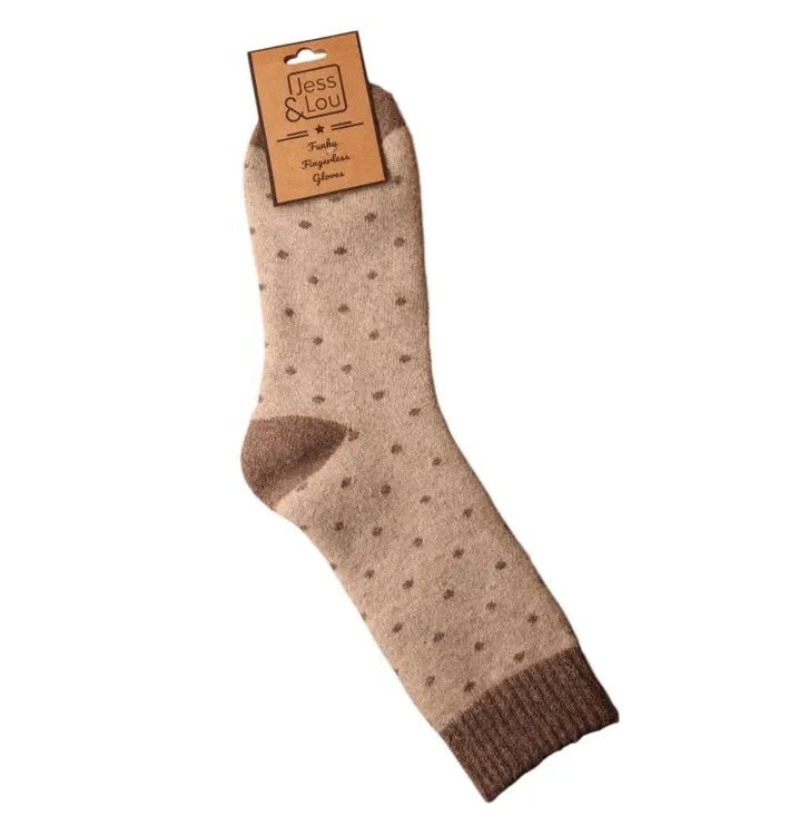 Jess & LouJess & Lou Dot Cosy Socks Cappuccino (Copy)Accessories - Blue Water Clothing