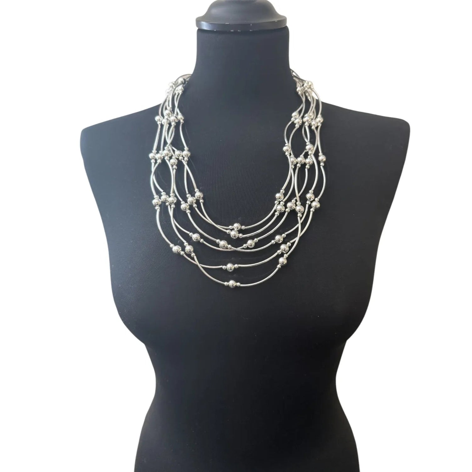 Jess & LouJess & Lou Layered Multi Strand Necklace NK409SJewellery - Blue Water Clothing