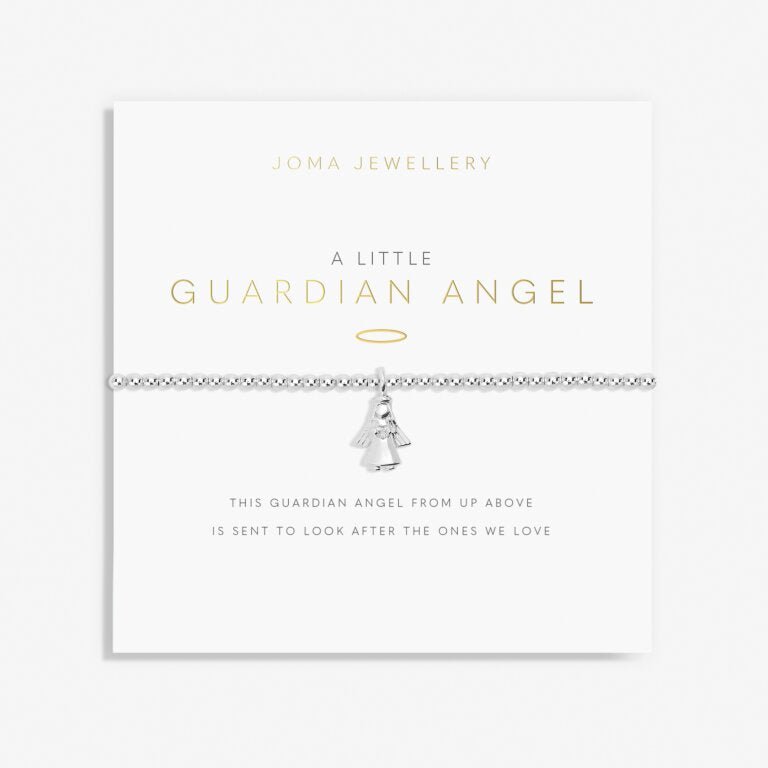 Joma Jewellery A Little 'Guardian Angel' Silver Bracelet - Blue Water Clothing