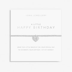 Joma Jewellery A Little 'Happy Birthday' Bracelet - Blue Water Clothing