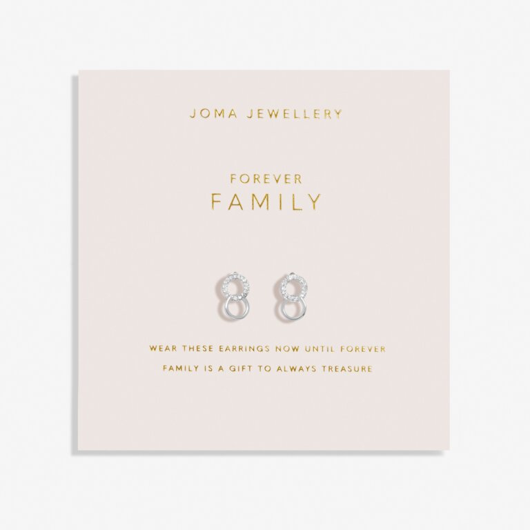 Joma Jewellery 'Forever Family' Forever Yours Earrings - Blue Water Clothing