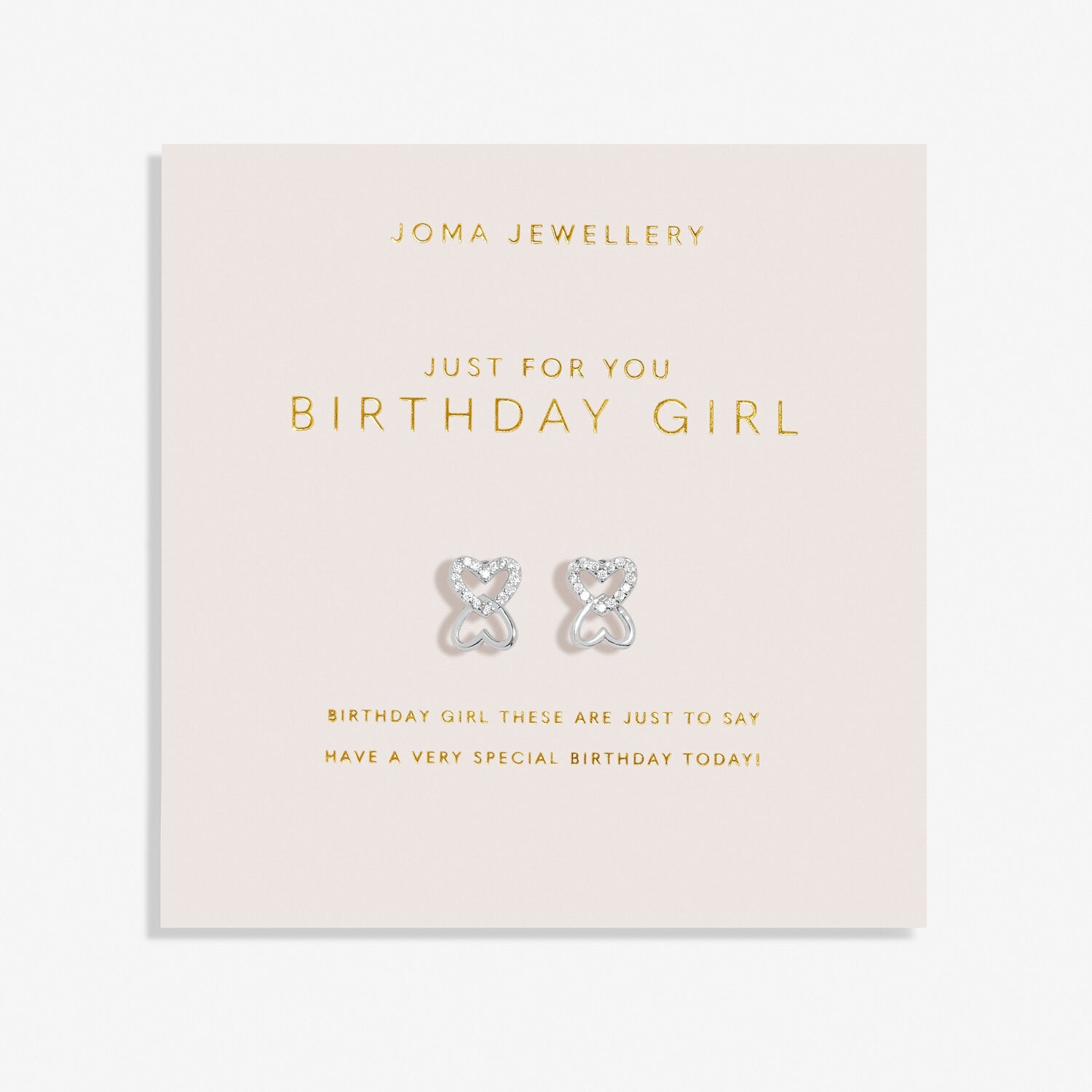 Joma Jewellery 'Just For You Birthday Girl' Forever Yours Earrings - Blue Water Clothing