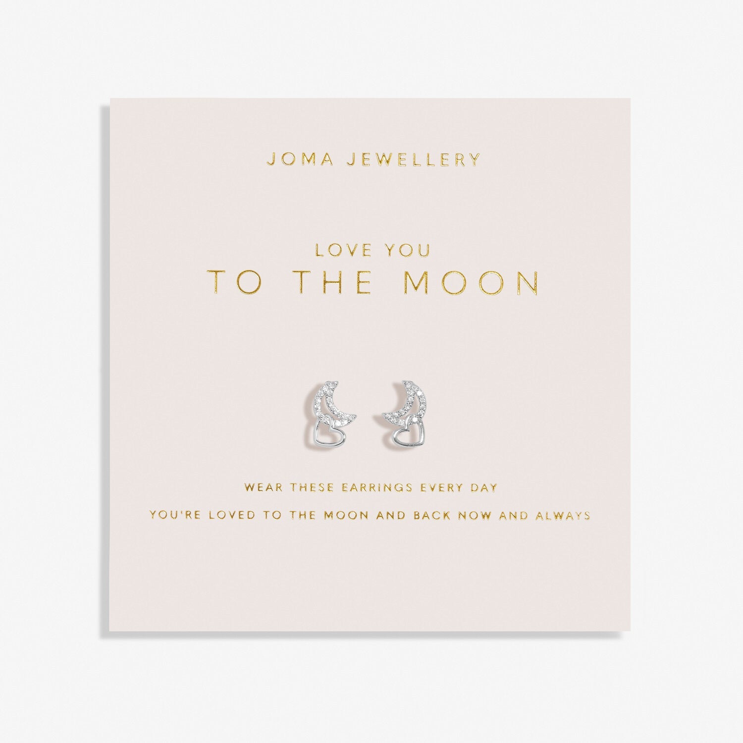 Joma Jewellery Love You To The Moon' Forever Yours Earrings - Blue Water Clothing