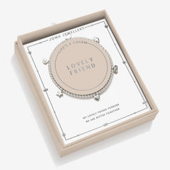 Joma JewelleryJoma Jewellery Bracelet Life's A Charm 'Lovely Friend'Jewellery - Blue Water Clothing