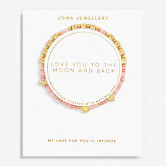 Joma JewelleryJoma Jewellery Happy Little Moments Bracelet ' Love You To The Moon And Back 'Jewellery - Blue Water Clothing