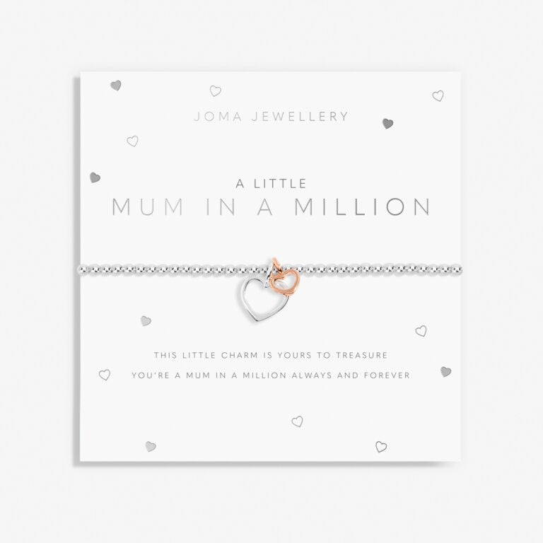Joma JewelleryJoma Jewellery 'Mum In A Million' A Little BraceletJewellery - Blue Water Clothing