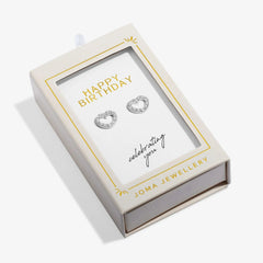 Joma JewelleryJoma Jewellery Stud Earrings Moments To Shine 'Happy Birthday'Jewellery - Blue Water Clothing